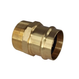 Brass Copper Press Adaptor 20mm C x 1/2Mi