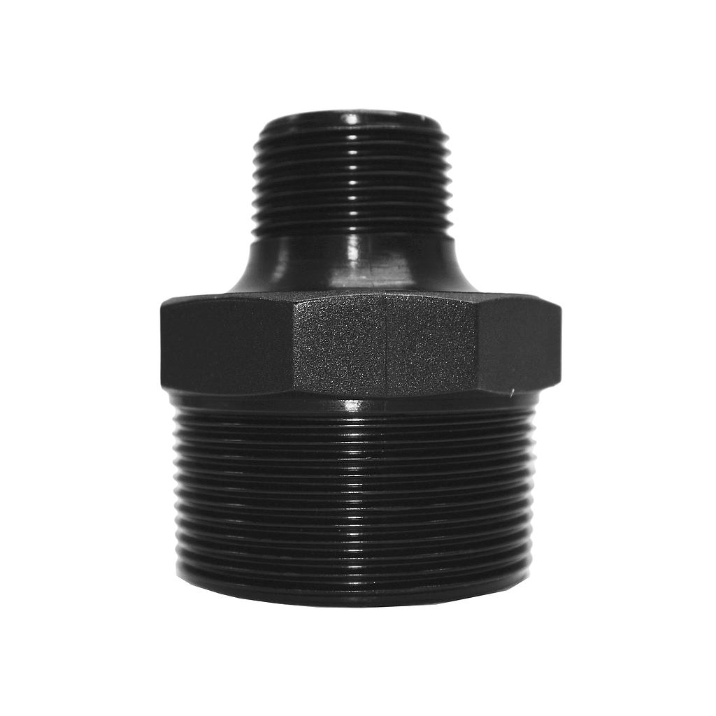 Poly Nipple Screwed 50mmx25mm