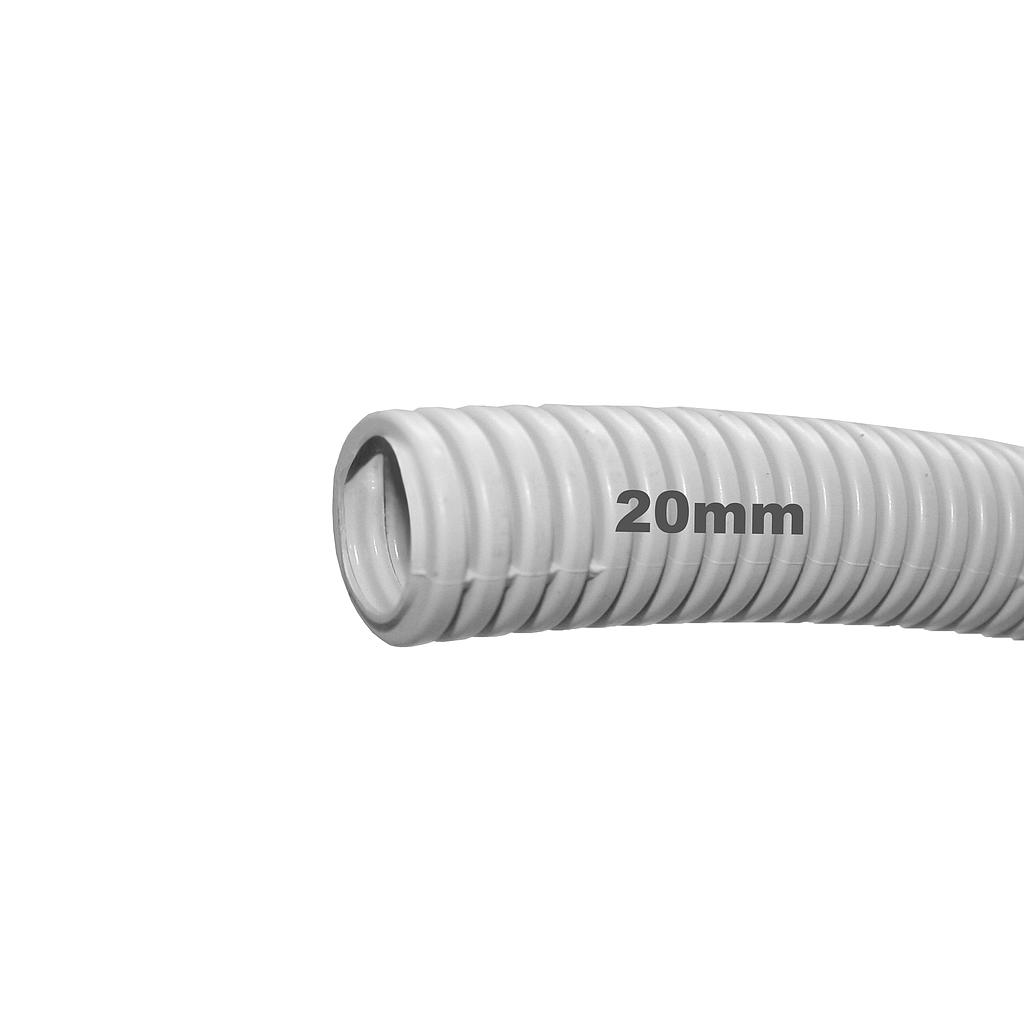 Conduit Grey Flexible 20mm Per Meter
