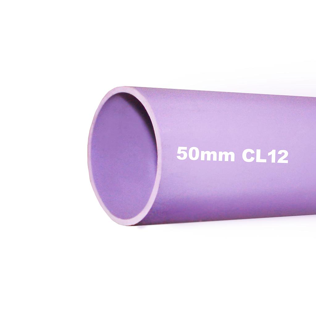 PVC Pipe CL12 50mm x 6m Lilac