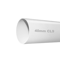 [320030] PVC Pipe SWJ 40mm CL 9 Cut Per Meter