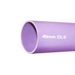 [320058] PVC Pipe CL9 40mm X 6m Lilac